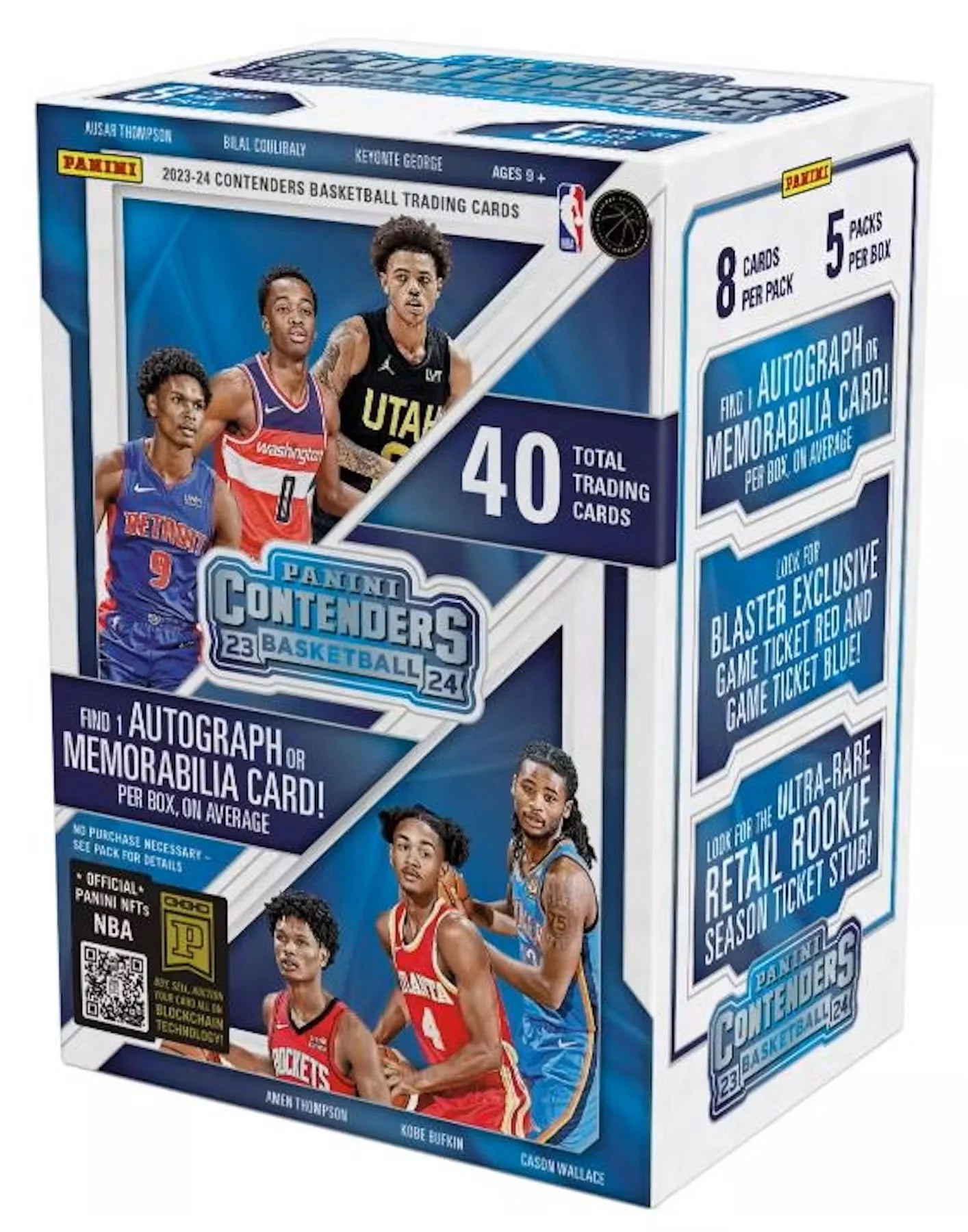 2023/24 Panini Contenders Basketball 5-Pack Blaster Box