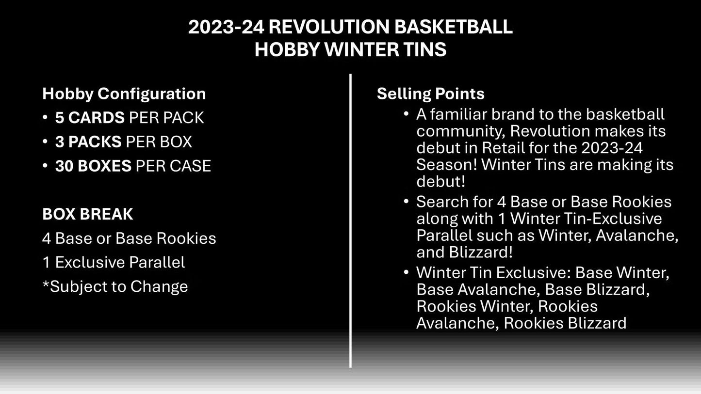 2023-24 Panini Revolution NBA Winter Tin
