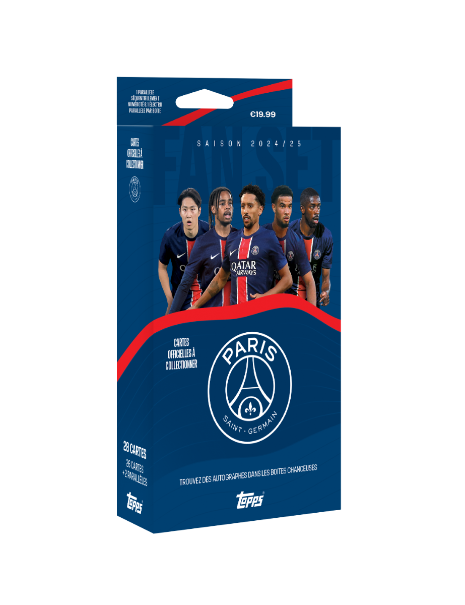 Paris Saint Germain PSG Fan set Topps 2024-25