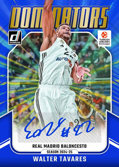 2024/25 Panini Donruss Turkish Airlines EuroLeague Basketball Hobby Box