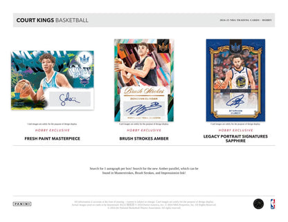2024/25 Panini Court Kings Basketball Hobby Box