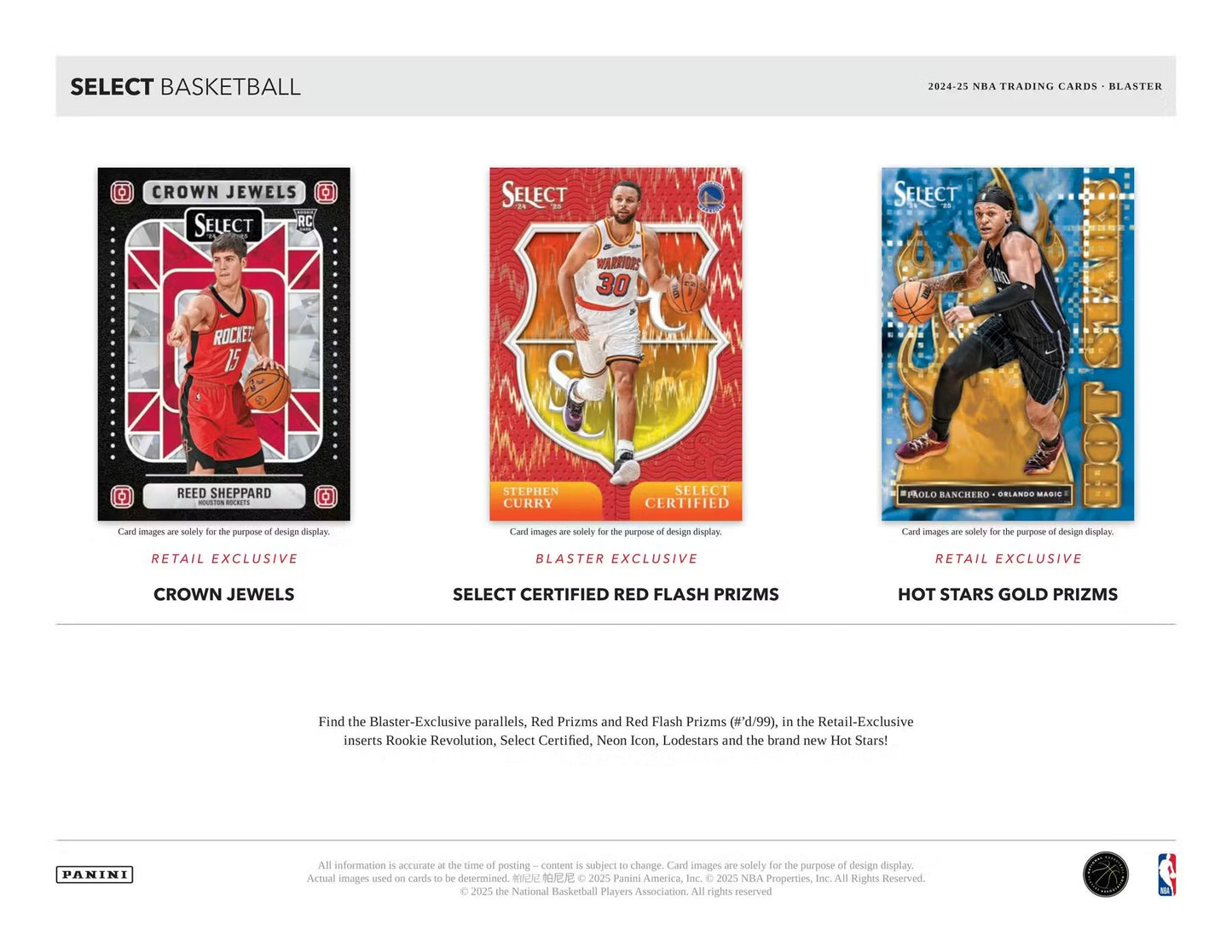 2024-25 Panini Select Basketball Blaster Box