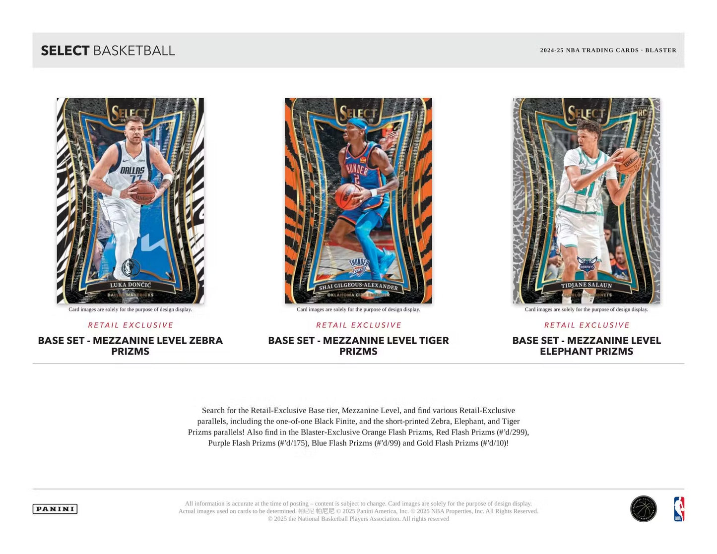 2024-25 Panini Select Basketball Blaster Box