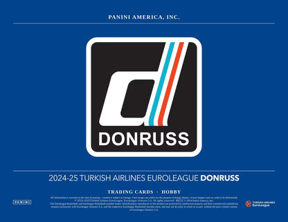 2024/25 Panini Donruss Turkish Airlines EuroLeague Basketball Hobby Box