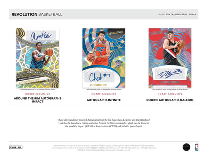 2024-25 Panini Revolution Basketball Hobby Box