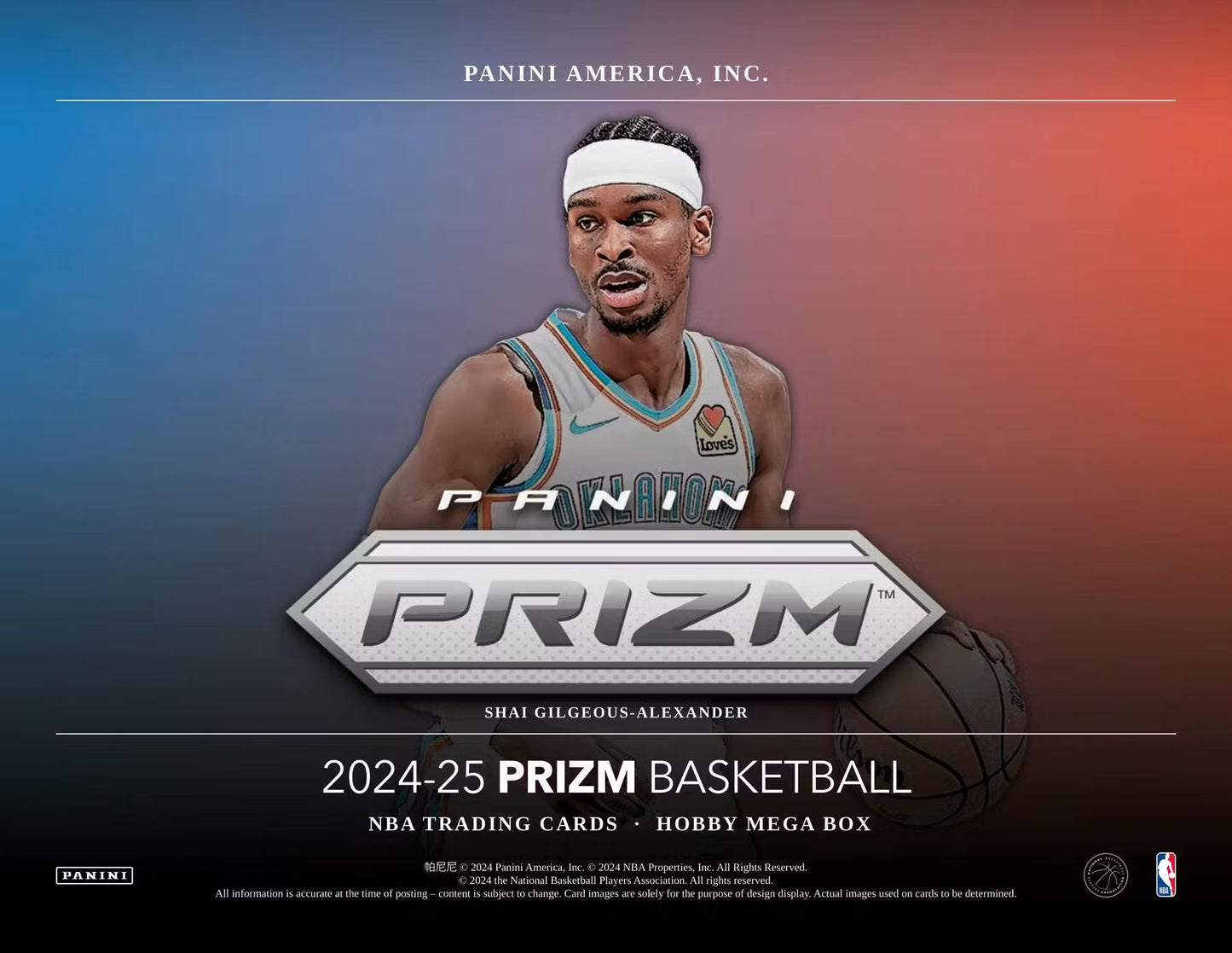2024/25 Panini Prizm Basketball Hobby Mega Box