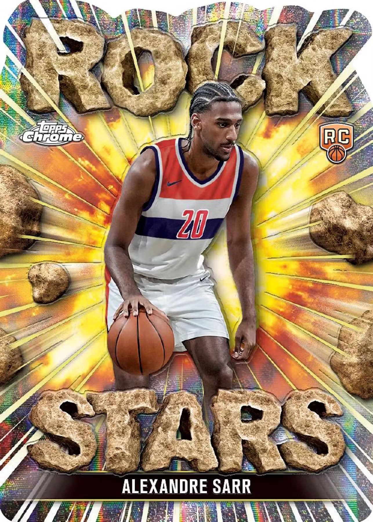 2024/25 Topps Chrome Basketball 8-Pack Blaster Box