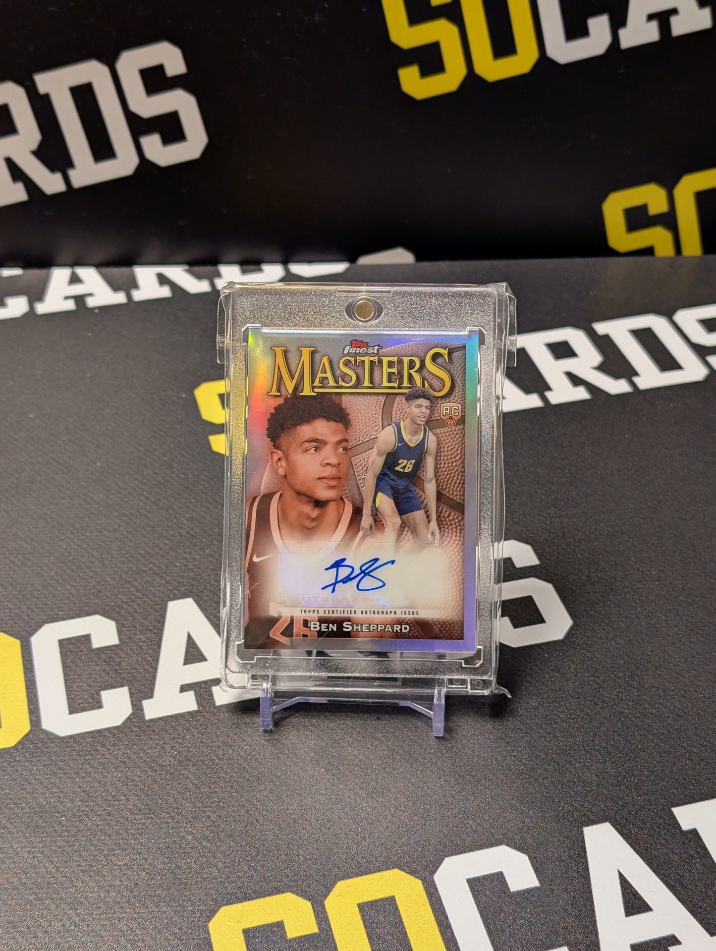 2023-24 Topps Finest Basketball BEN SHEPPARD RC Masters Auto Rookie