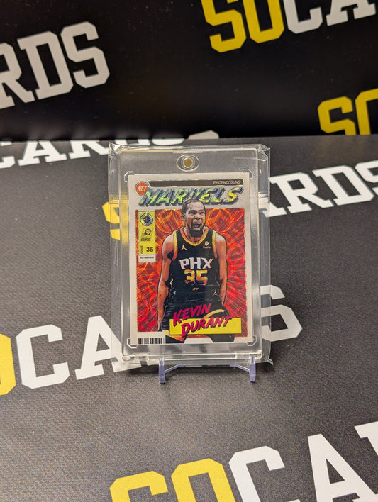 2023-24 NBA Hoops Premium Stock Kevin Durant Retro Net Marvels SSP Case Hit Suns