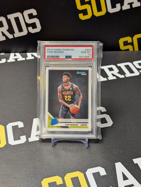 PSA 10 2019 Donruss Cam Reddish Rated Rookie