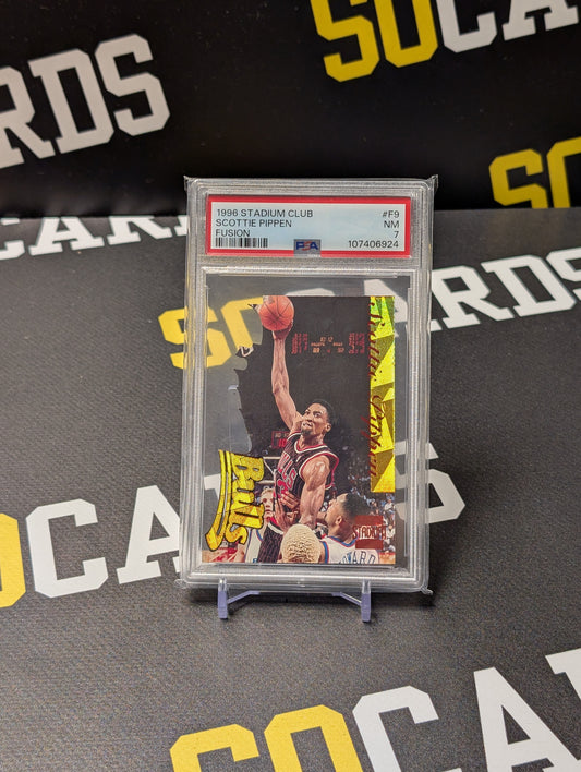 1996 TOPPS STADIUM CLUB FUSION #F9 SCOTTIE PIPPEN PSA 7